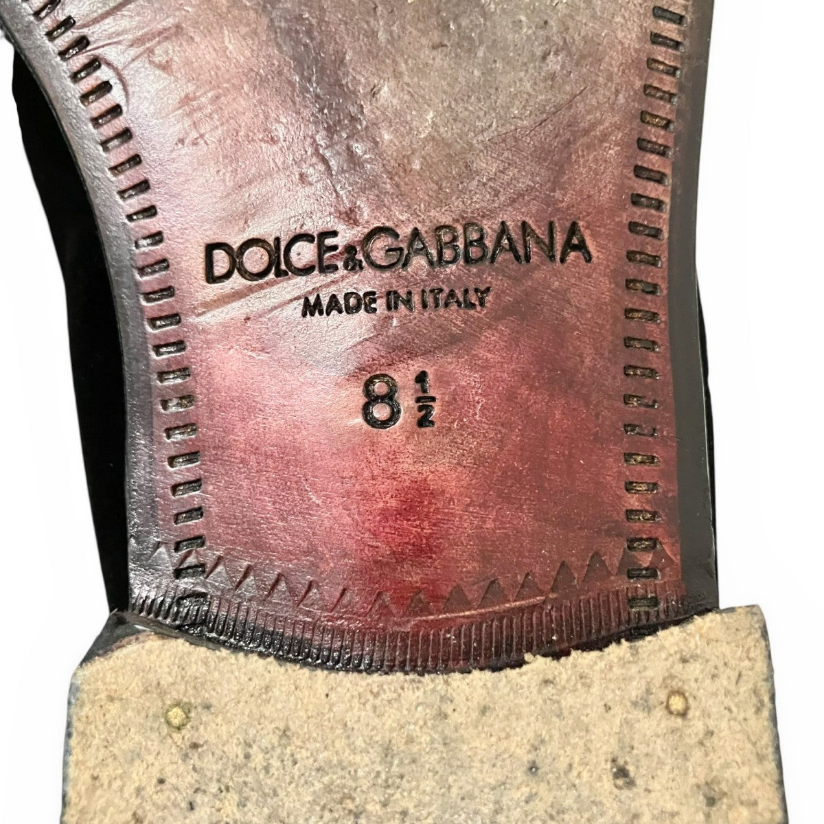 DOLCE ＆ GABBANA ベルベットローファー 古着・中古-7枚目のアイテム画像