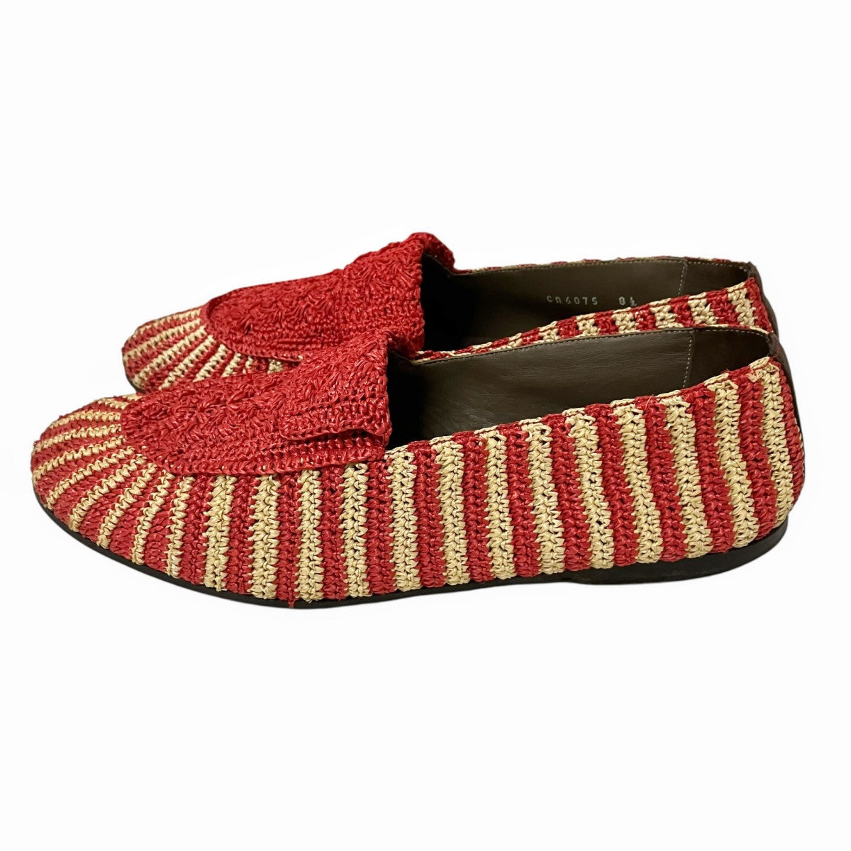 DOLCE ＆ GABBANA ラフィアローファーCA6075 古着・中古-3枚目のアイテム画像