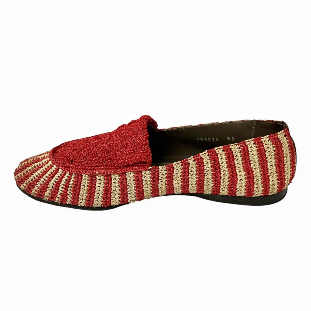 DOLCE ＆ GABBANA ラフィアローファーCA6075 古着・中古-4枚目のアイテム画像