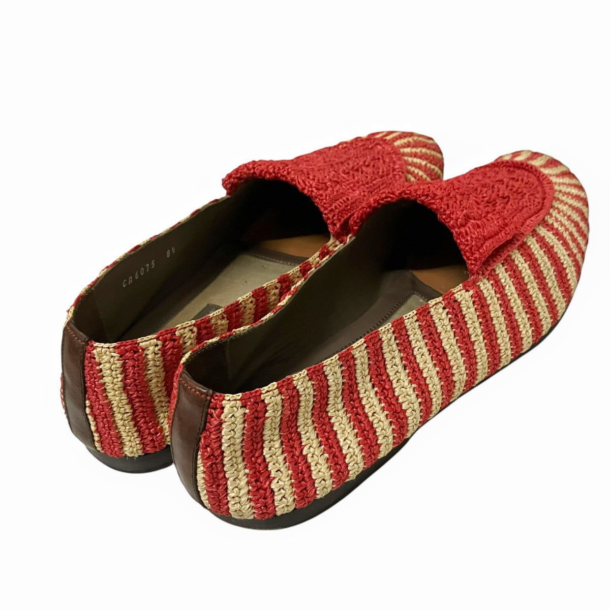 DOLCE ＆ GABBANA ラフィアローファーCA6075 古着・中古-5枚目のアイテム画像