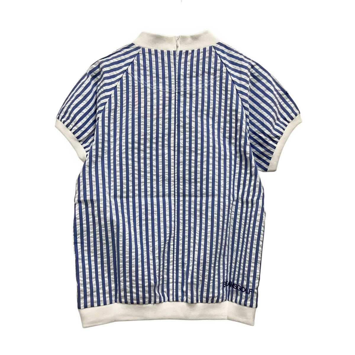 BEAMS GOLF ストライプ柄半袖シャツ83 03 0055 461 古着・中古-2枚目のアイテム画像