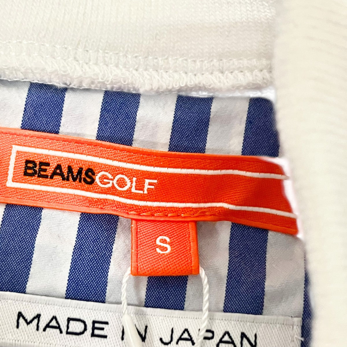 BEAMS GOLF ストライプ柄半袖シャツ83 03 0055 461 古着・中古-4枚目のアイテム画像