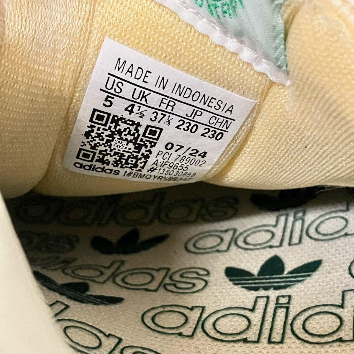 adidas GazelleスニーカーIF9655 古着・中古-6枚目のアイテム画像