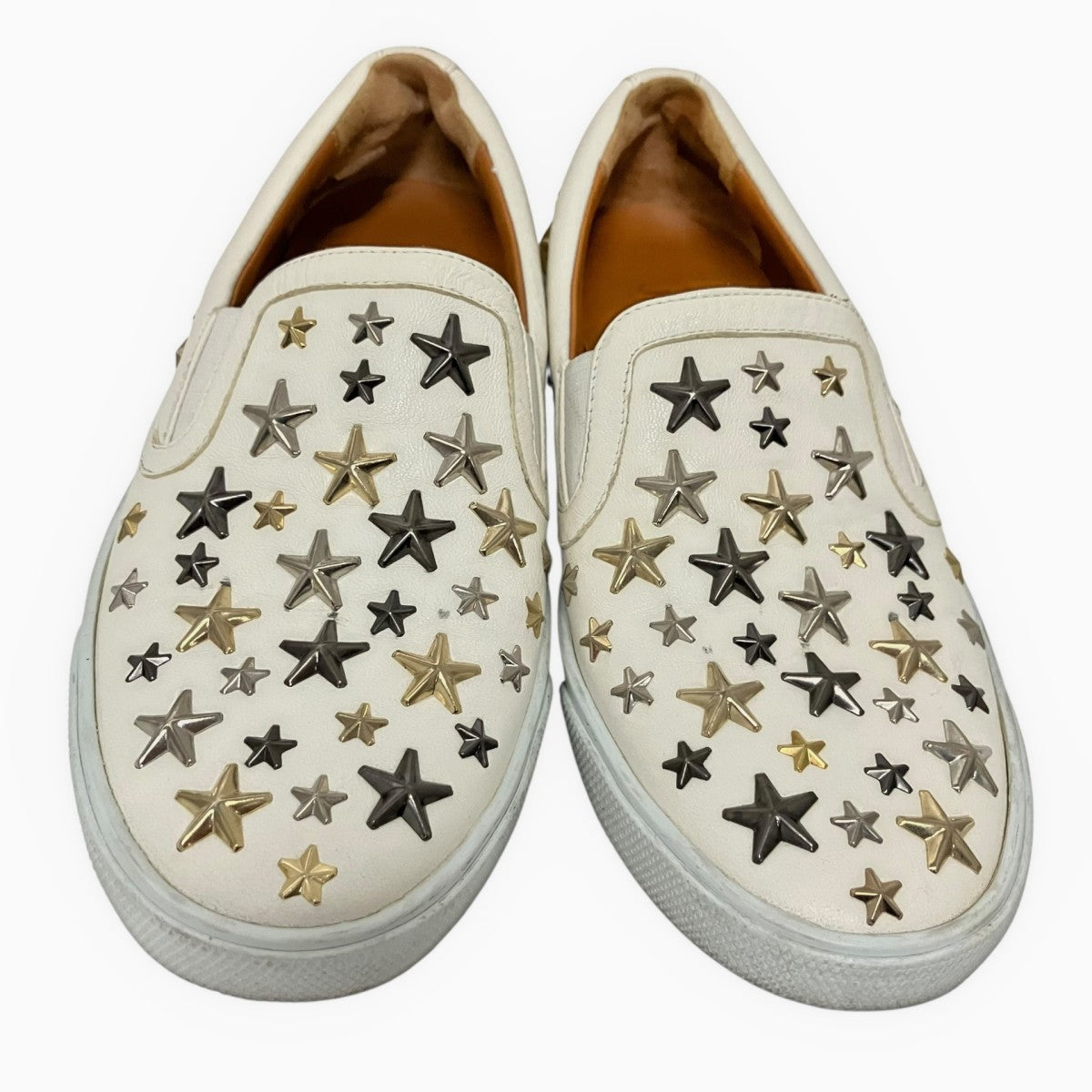 JIMMY CHOO スタッズ装飾スリッポンシューズ 古着・中古-2枚目のアイテム画像