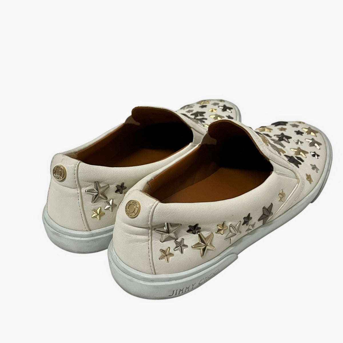JIMMY CHOO スタッズ装飾スリッポンシューズ 古着・中古-5枚目のアイテム画像