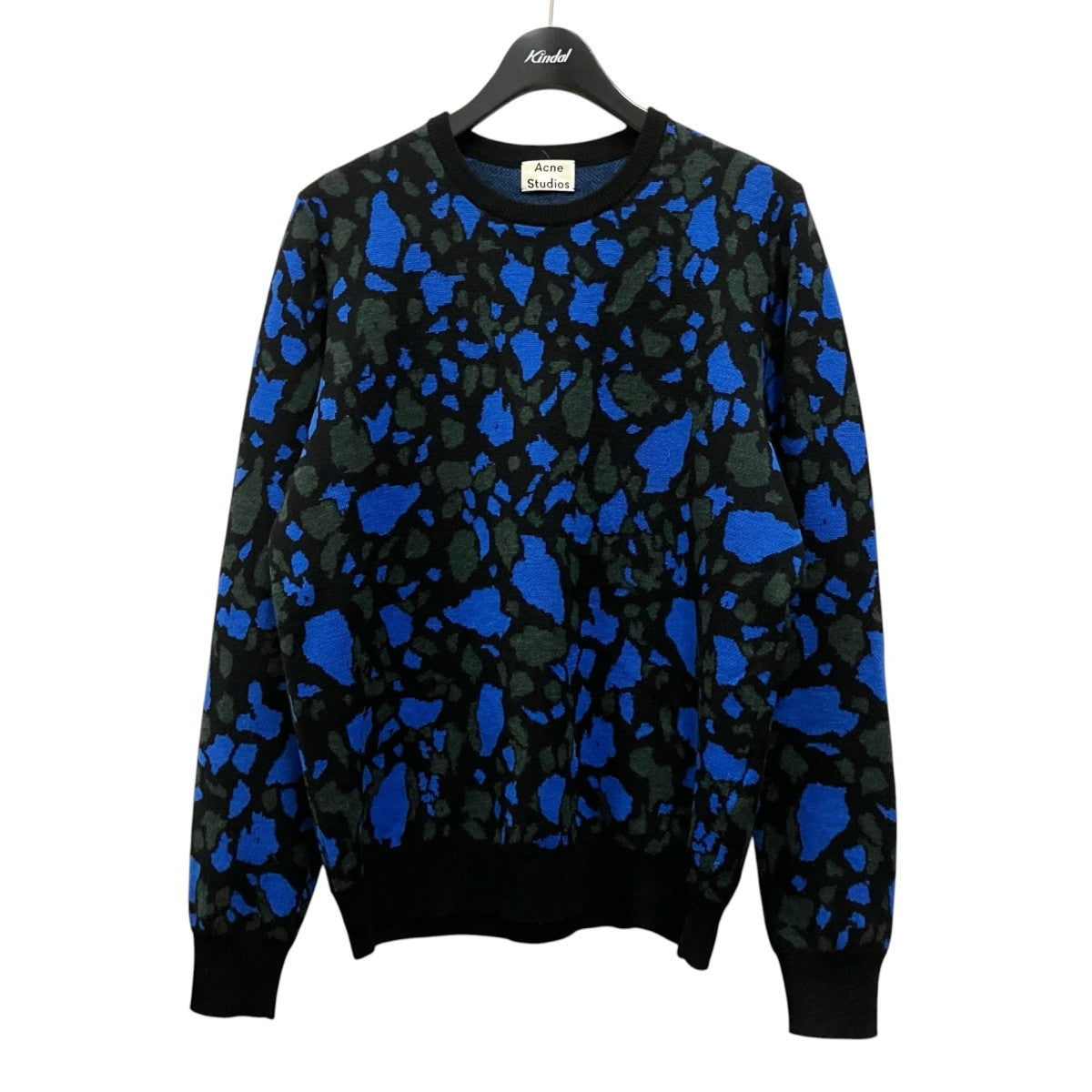 ACNE STUDIOS MATER O JAQUARD PAW14総柄ニット 古着・中古-1枚目のアイテム画像