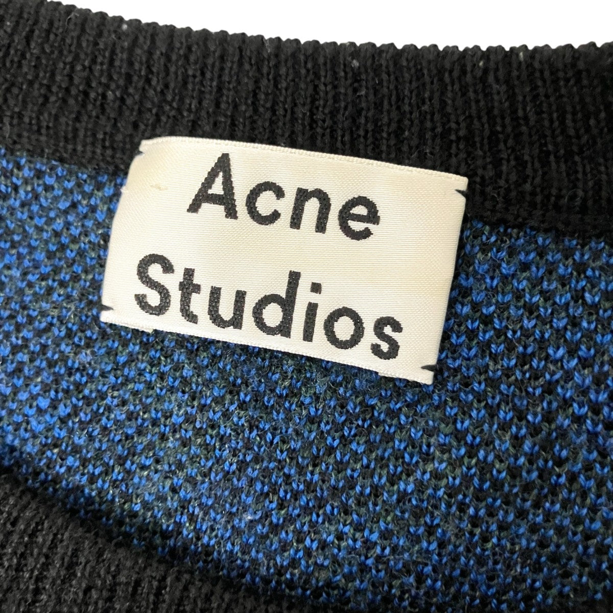 ACNE STUDIOS MATER O JAQUARD PAW14総柄ニット 古着・中古-4枚目のアイテム画像