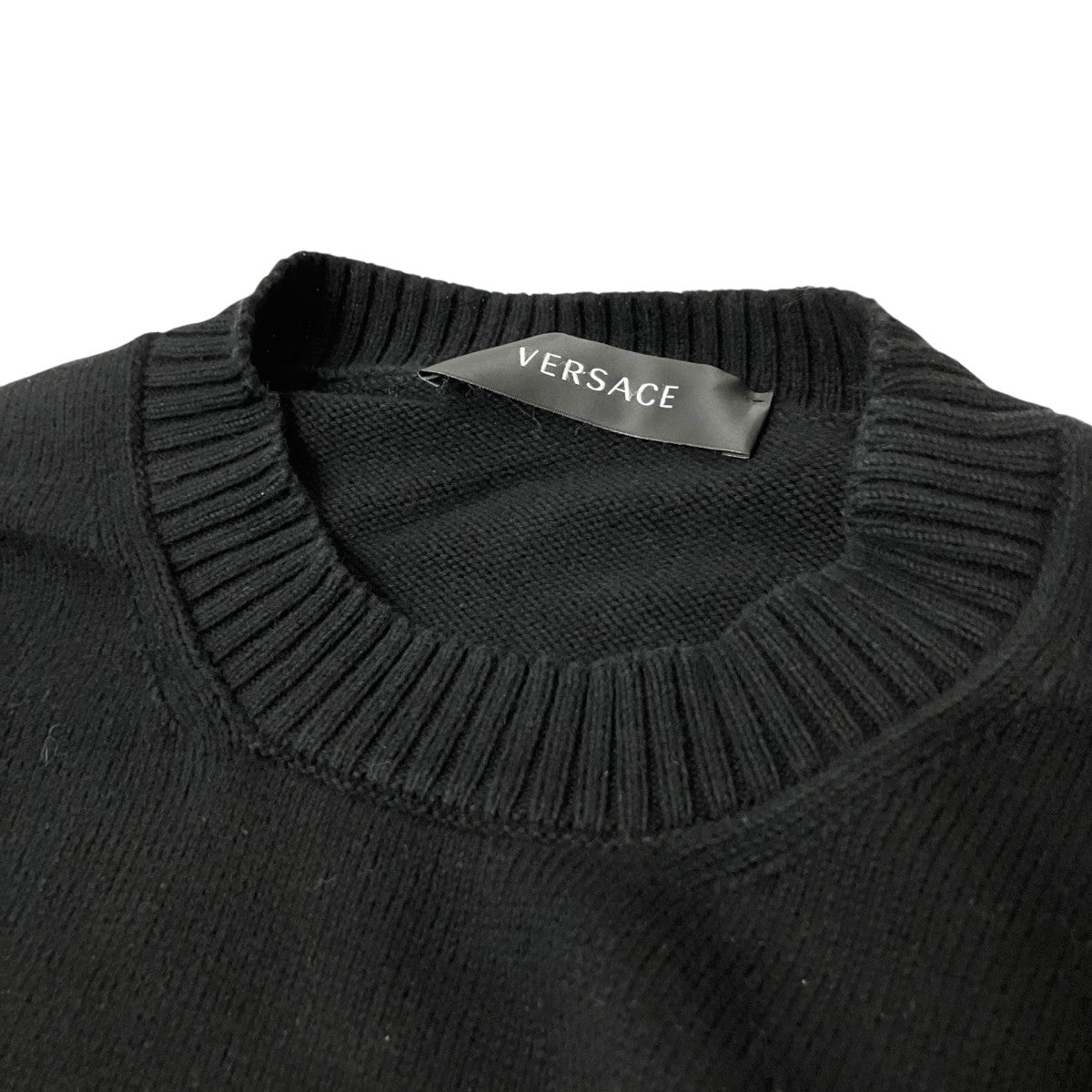 VERSACE メデューサ刺繍ニット1011884 古着・中古-3枚目のアイテム画像