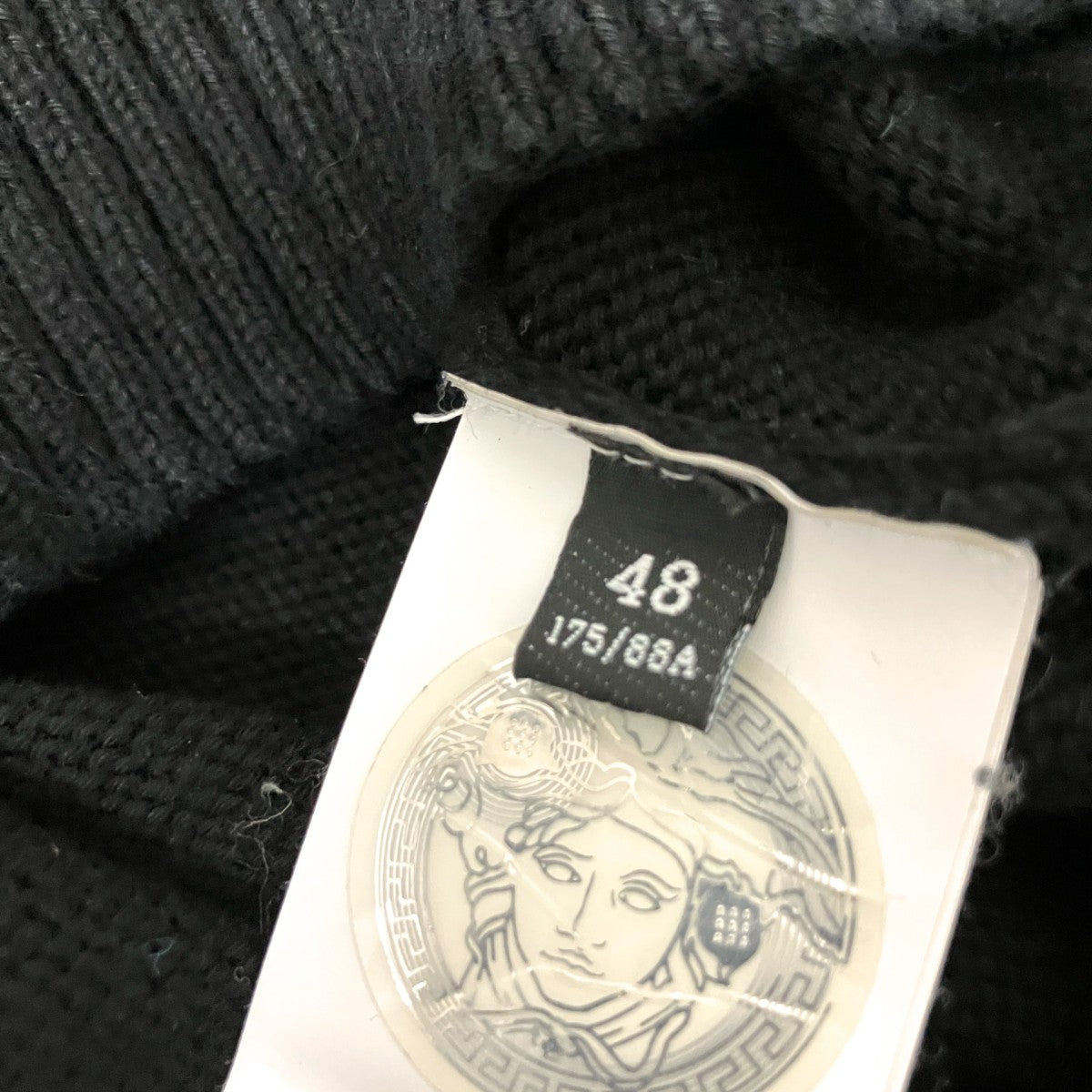 VERSACE メデューサ刺繍ニット1011884 古着・中古-4枚目のアイテム画像