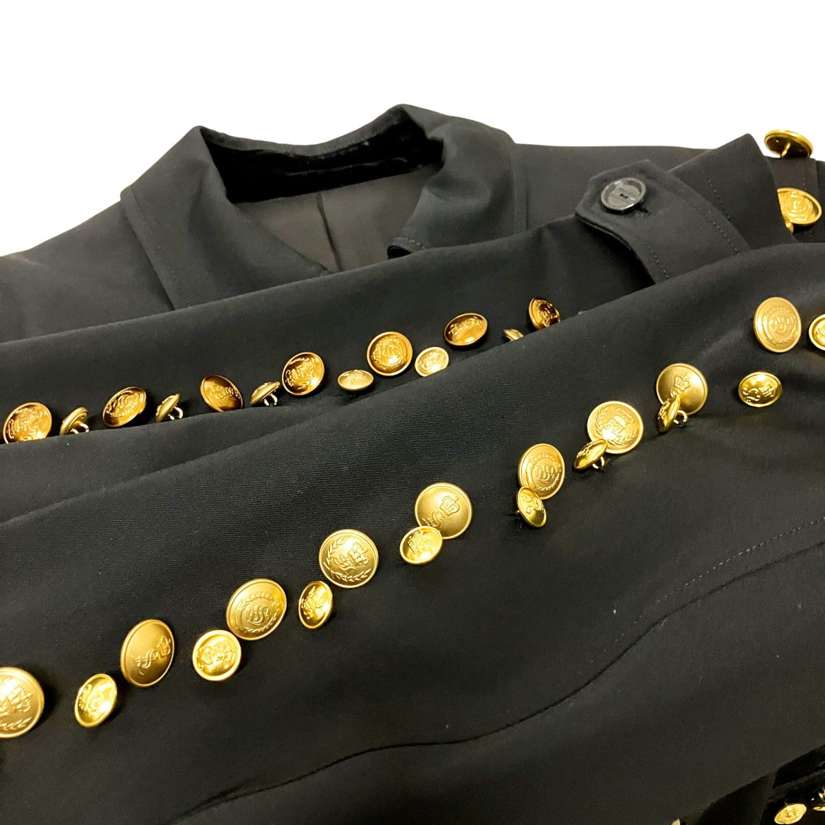 zip up brit jacketボタン装飾ジャケットsj.0004aSS25