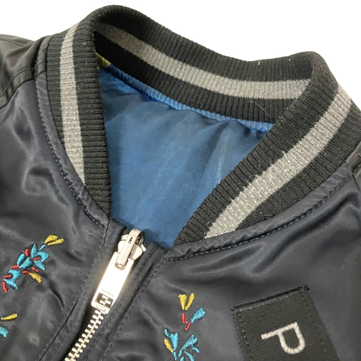 DIESEL para normalリバーシブルブルゾン 古着・中古-5枚目のアイテム画像