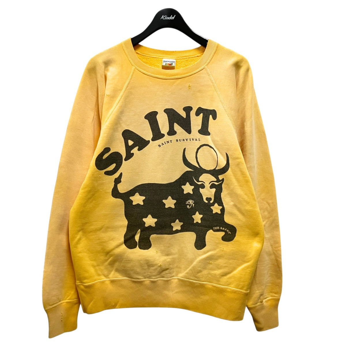 SAINT MICHAEL 加工スウェットSM A23 0000 022 古着・中古-1枚目のアイテム画像