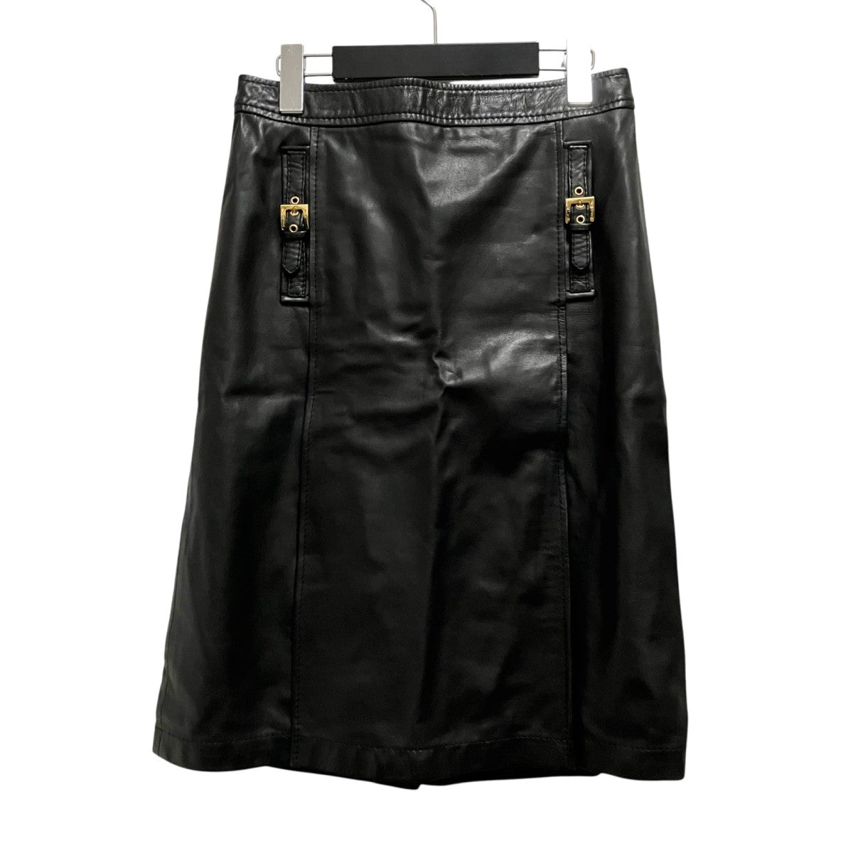 DOLCE ＆ GABBANA(ドルチェアンドガッバーナ) レザースカートLKF4720L