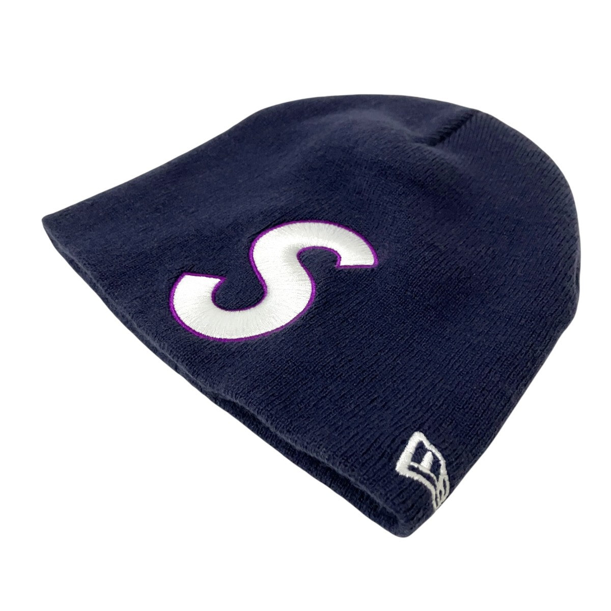 Supreme×New Era 23SSNew Era S Logo Beanieニットキャップ ネイビー