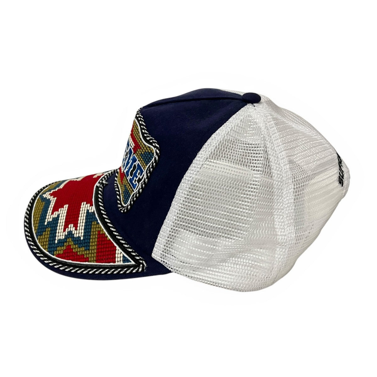 26SSWestern Embroidered Mesh Back 5-Panelメッシュキャップ