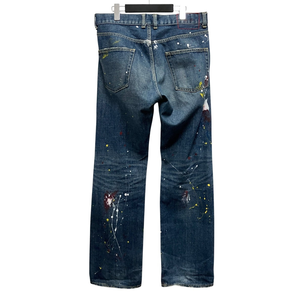 ペイント加工デニムパンツ214 711434 050