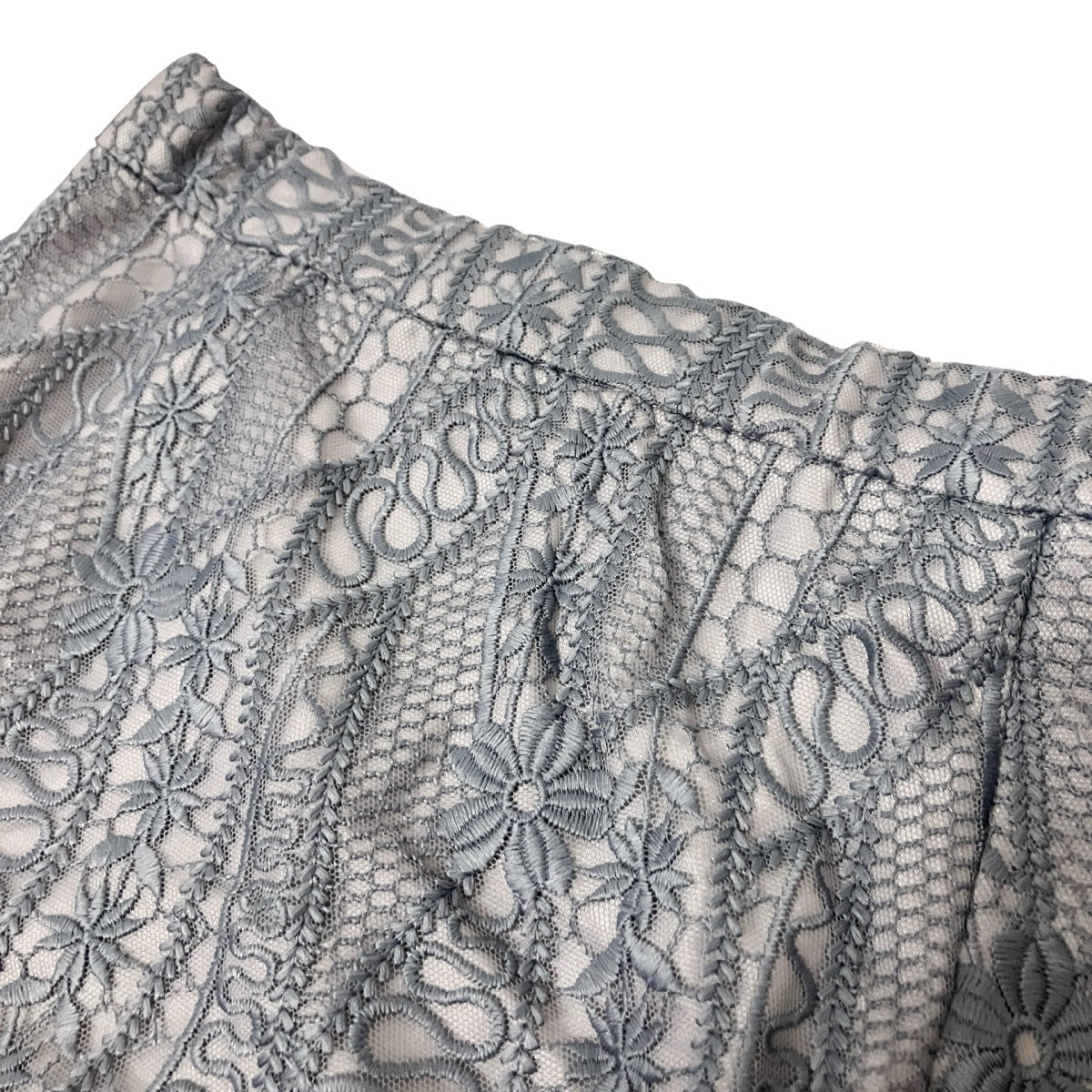 GRACE CONTINENTAL 刺繍レーススカート01202 21027 00 古着・中古-3枚目のアイテム画像