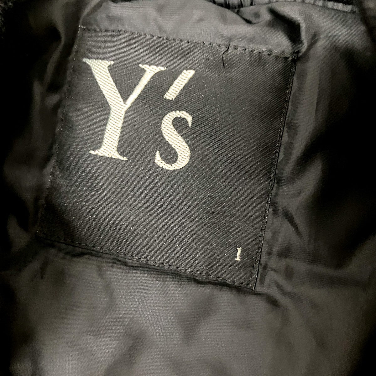 Y’s PADDED TYPEWRITER POLYESTER BLOUSON中綿ジャケットYJ Y11 900 古着・中古-4枚目のアイテム画像