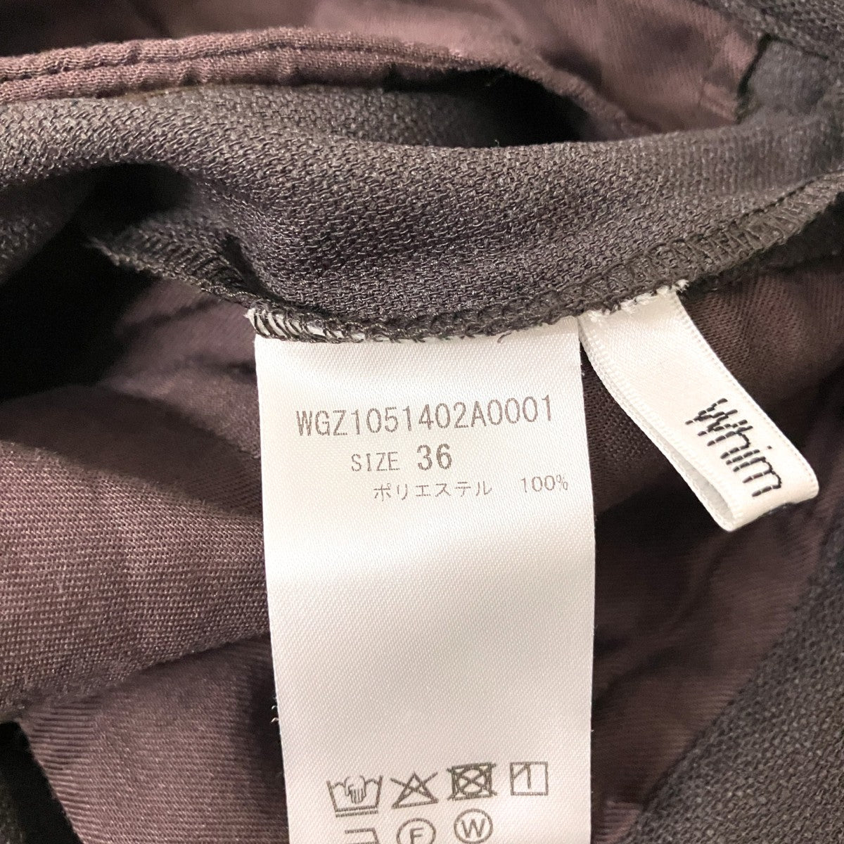タックパンツWGZ1051402A0001