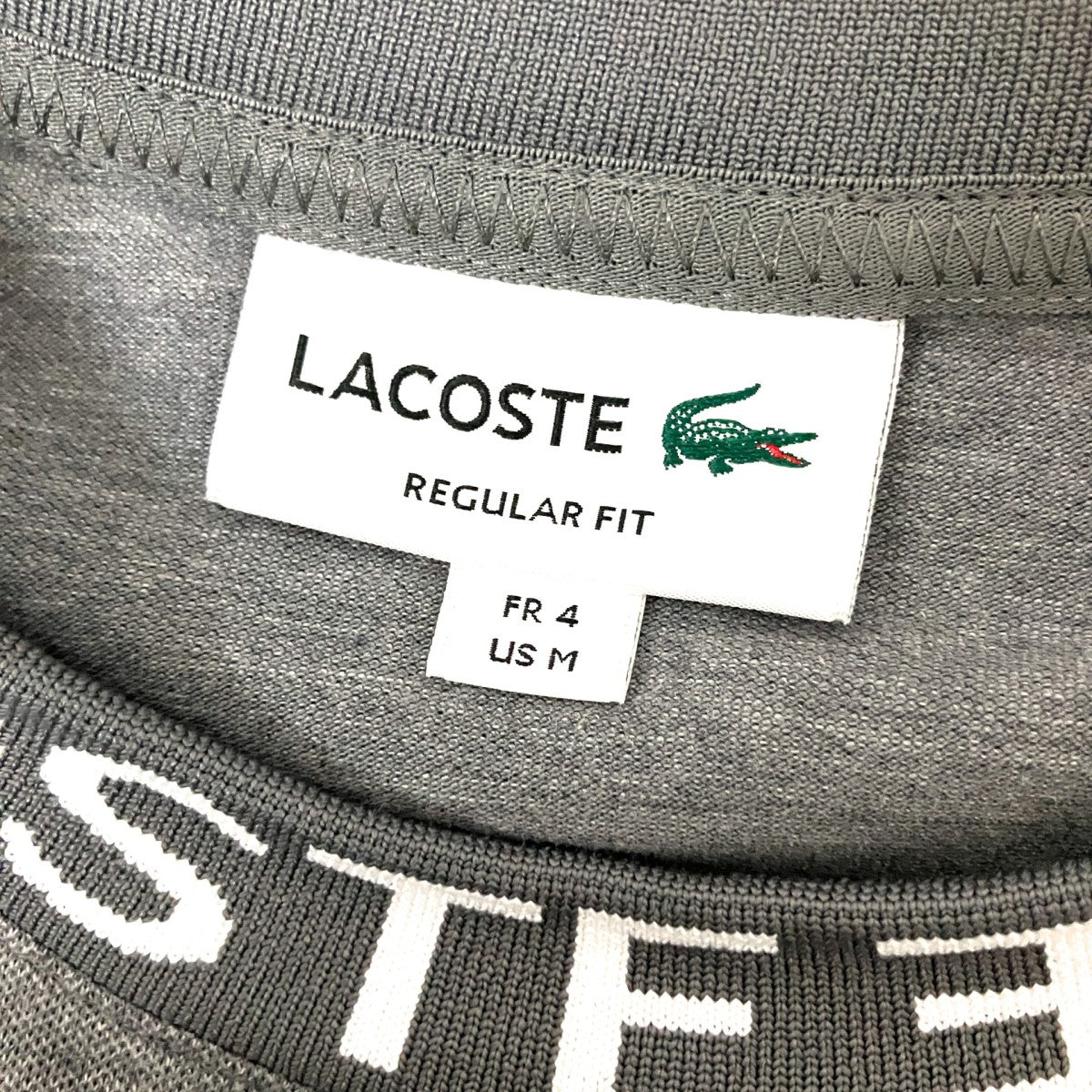 LACOSTE ウルトラライトピケロゴネックTシャツTH7056 古着・中古-4枚目のアイテム画像