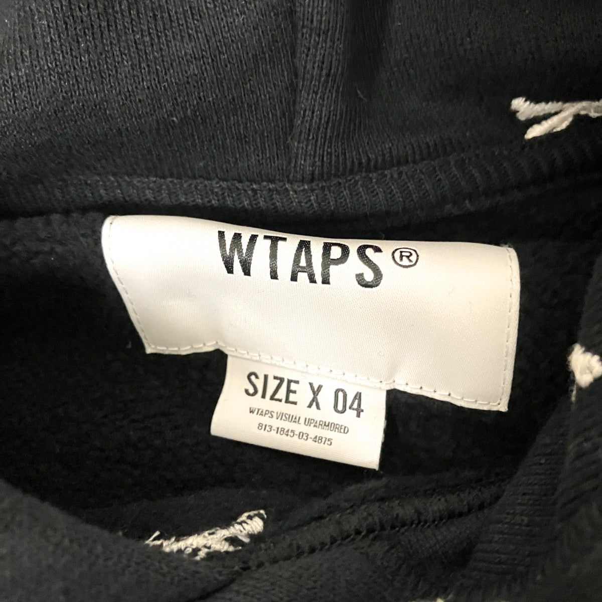 WTAPS ACNE／HOODY／CTPL．TEXTILEプルオーバーパーカー222ATDT CSM26 古着・中古-4枚目のアイテム画像