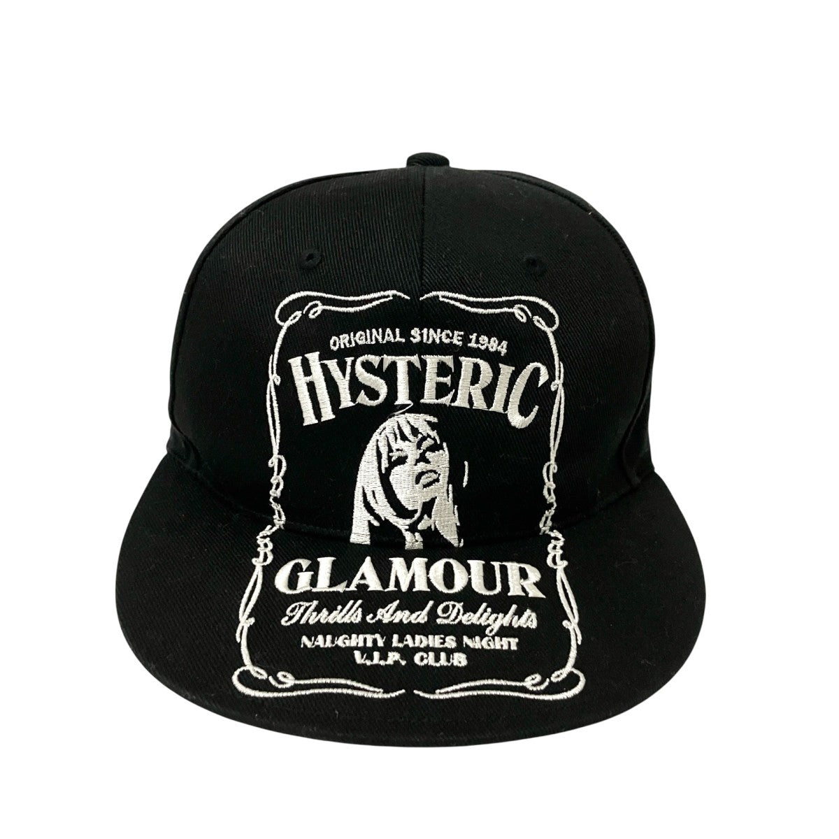 Hysteric Glamour ロゴ刺繍キャップ02233QH09 古着・中古-2枚目のアイテム画像