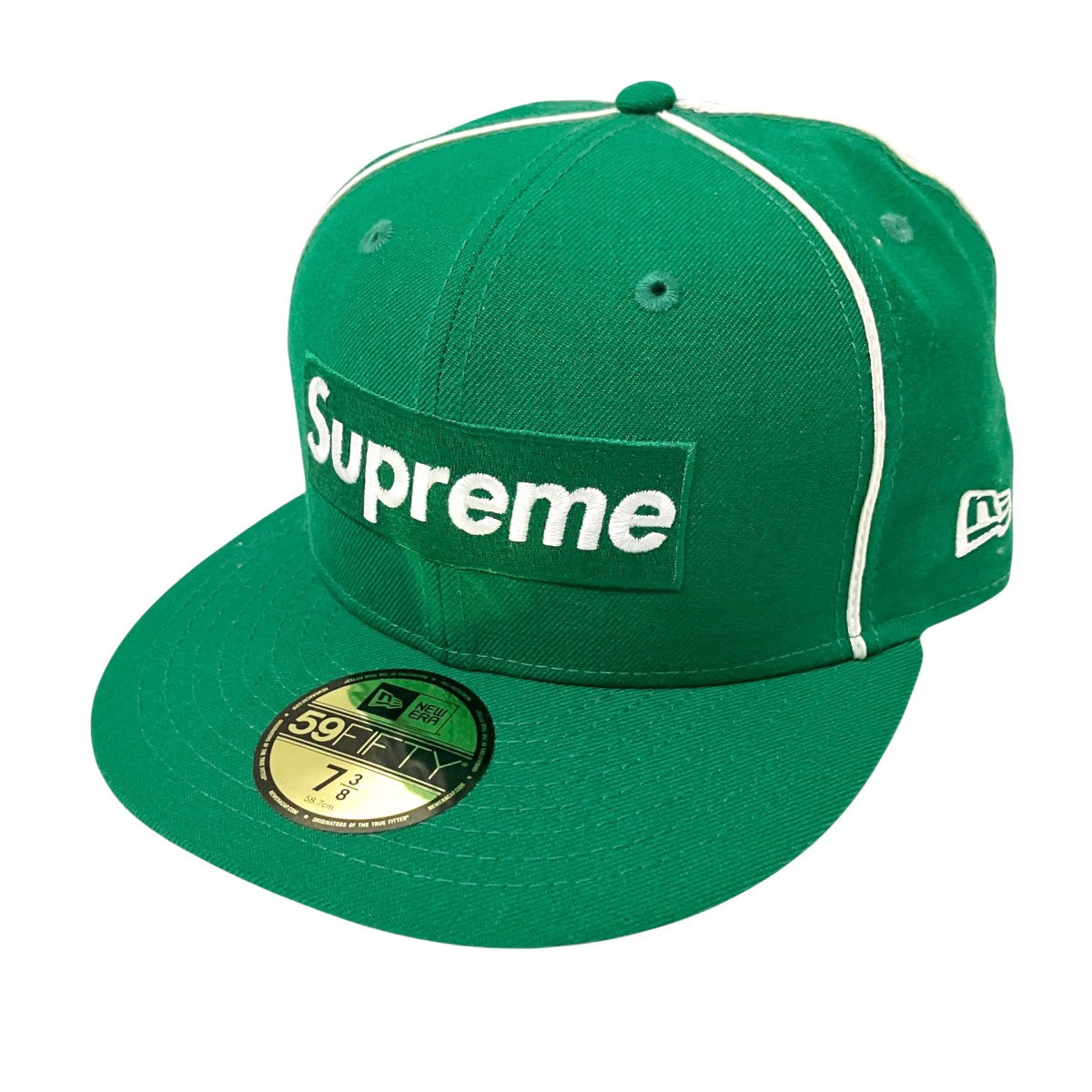 Supreme×New Era Box Logo Piping Capパイピングキャップ 古着・中古-1枚目のアイテム画像