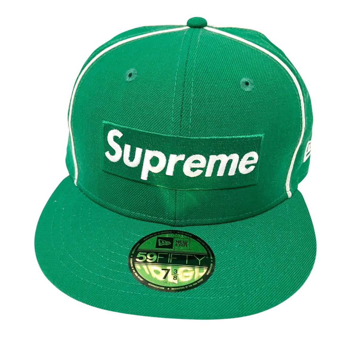 Supreme×New Era Box Logo Piping Capパイピングキャップ 古着・中古-2枚目のアイテム画像