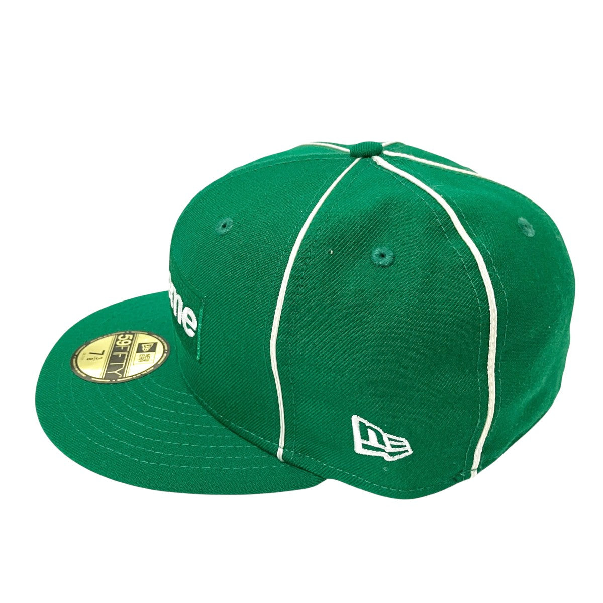 Supreme×New Era Box Logo Piping Capパイピングキャップ グリーン