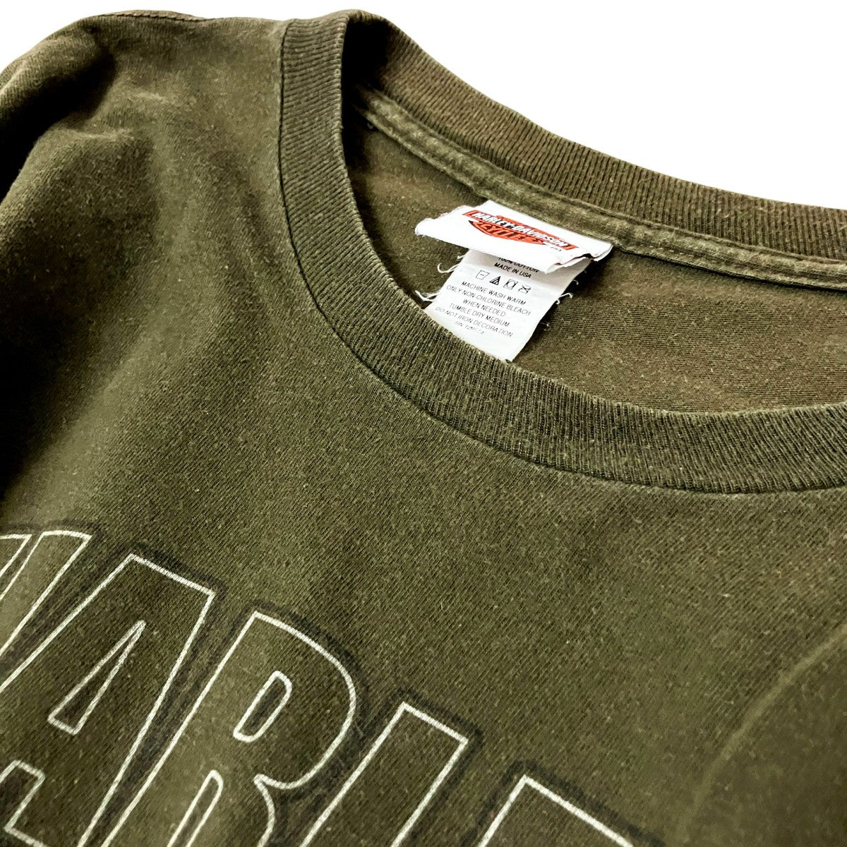 HARLEY-DAVIDSON BOSWELL’Sファイヤーパターン カットソー 古着・中古-3枚目のアイテム画像
