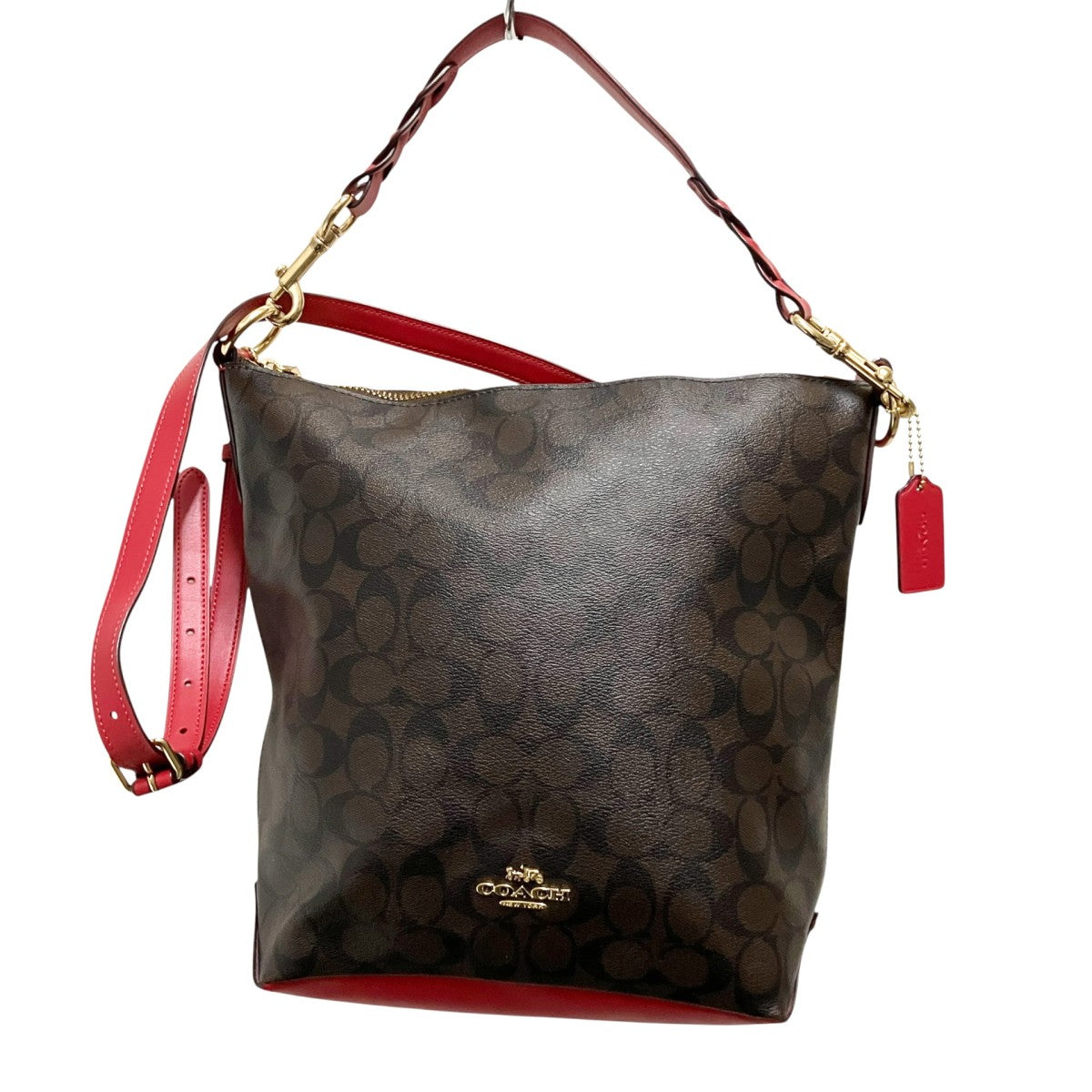 COACH 2WAYショルダーバッグF31477 古着・中古-1枚目のアイテム画像