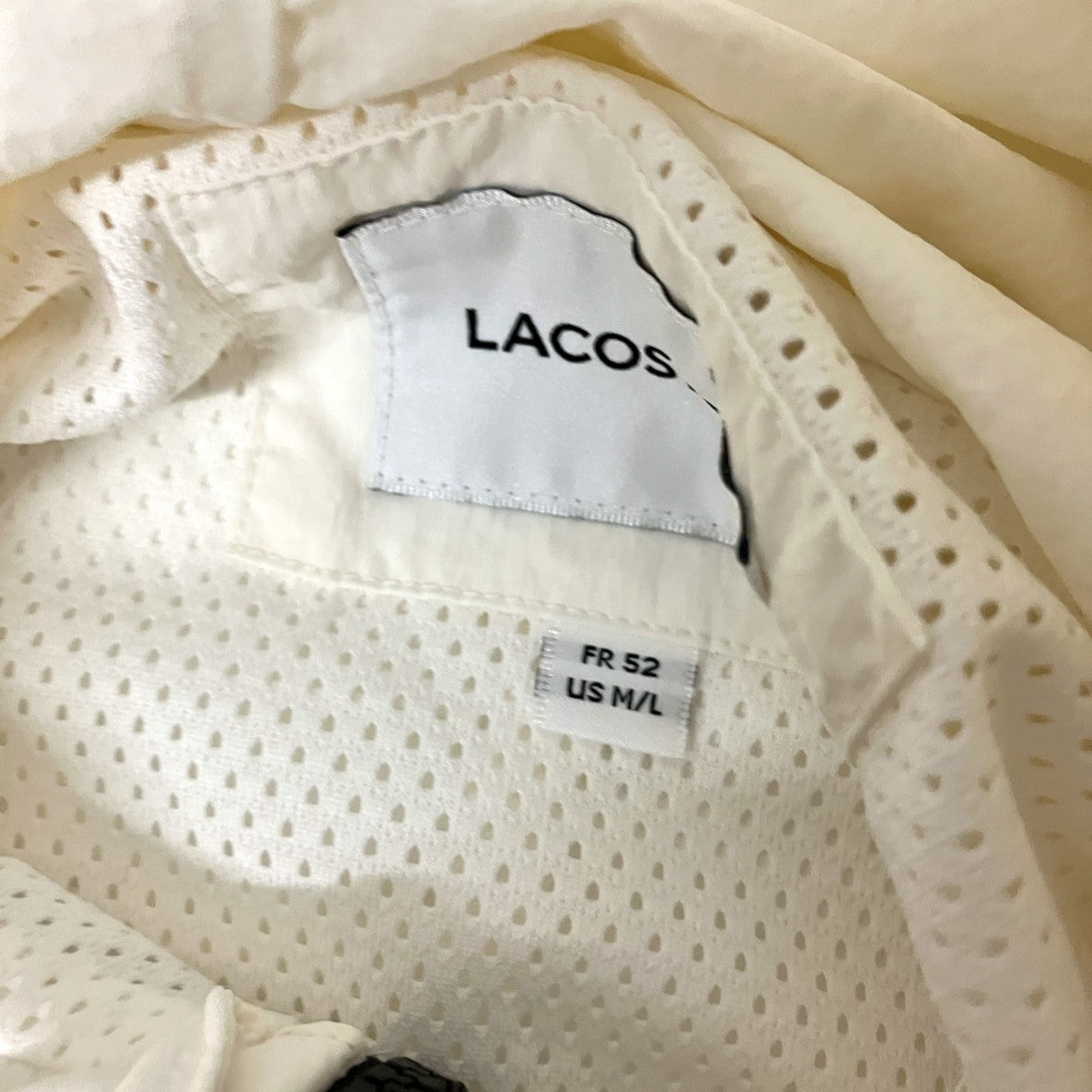 LACOSTE ナイロンジャケットBH0150 古着・中古-4枚目のアイテム画像