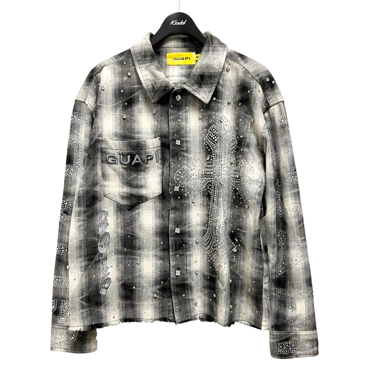Cross Flannel Shirtチェック長袖シャツ