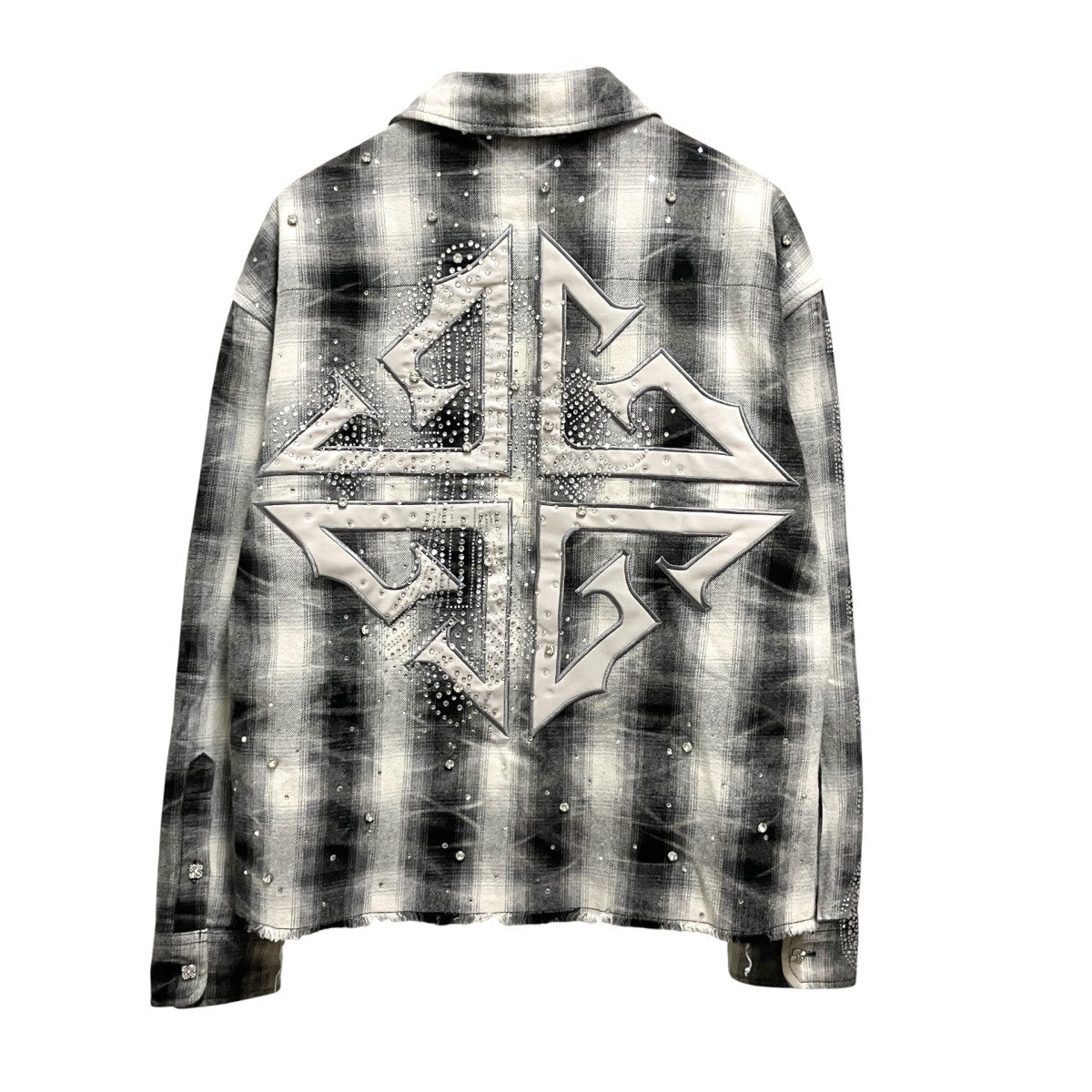 Cross Flannel Shirtチェック長袖シャツ