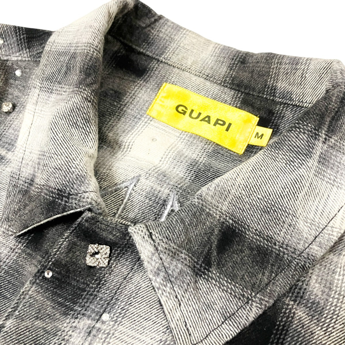Cross Flannel Shirtチェック長袖シャツ