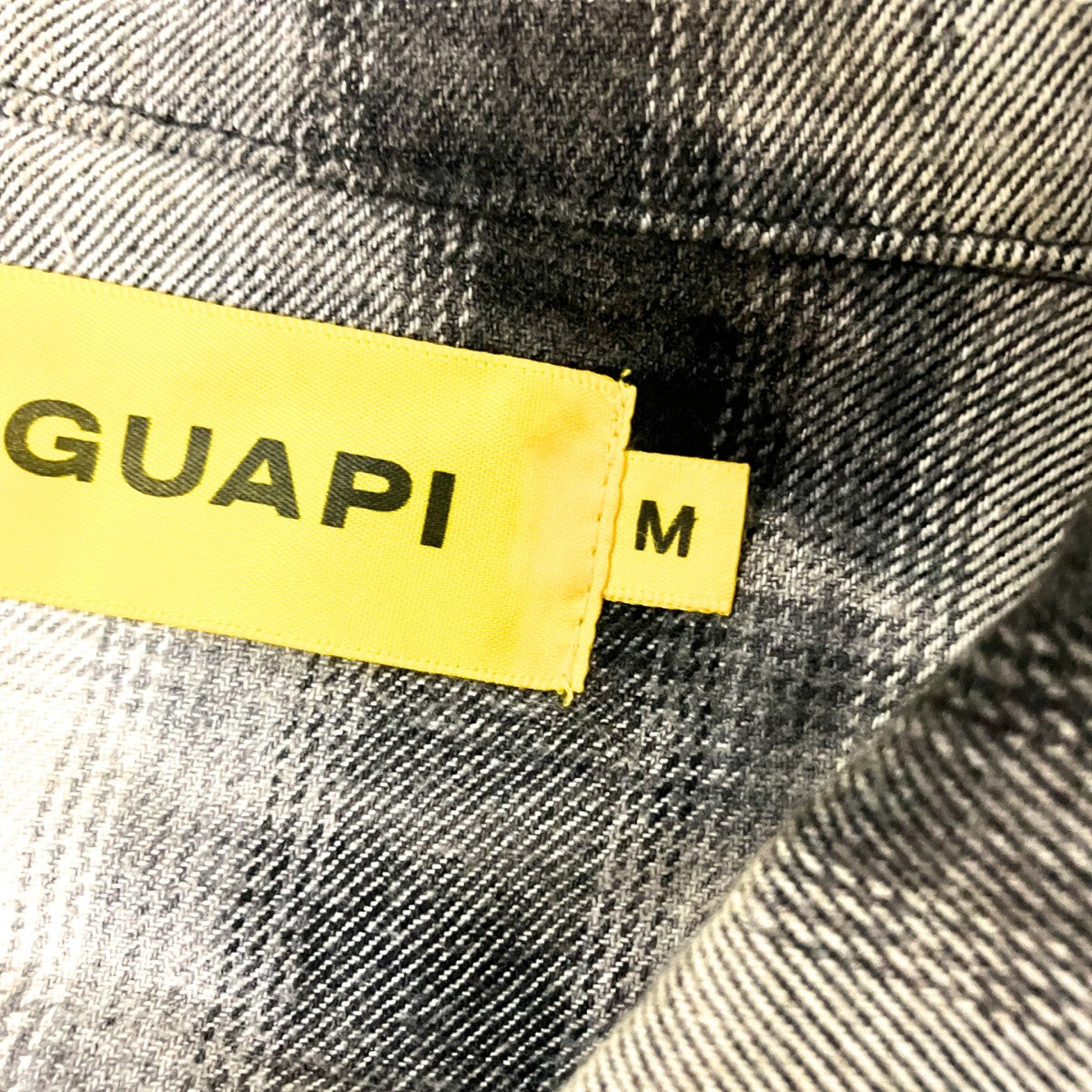 Cross Flannel Shirtチェック長袖シャツ