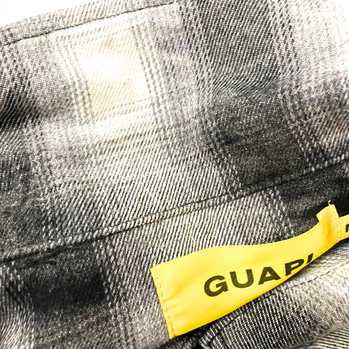 Cross Flannel Shirtチェック長袖シャツ