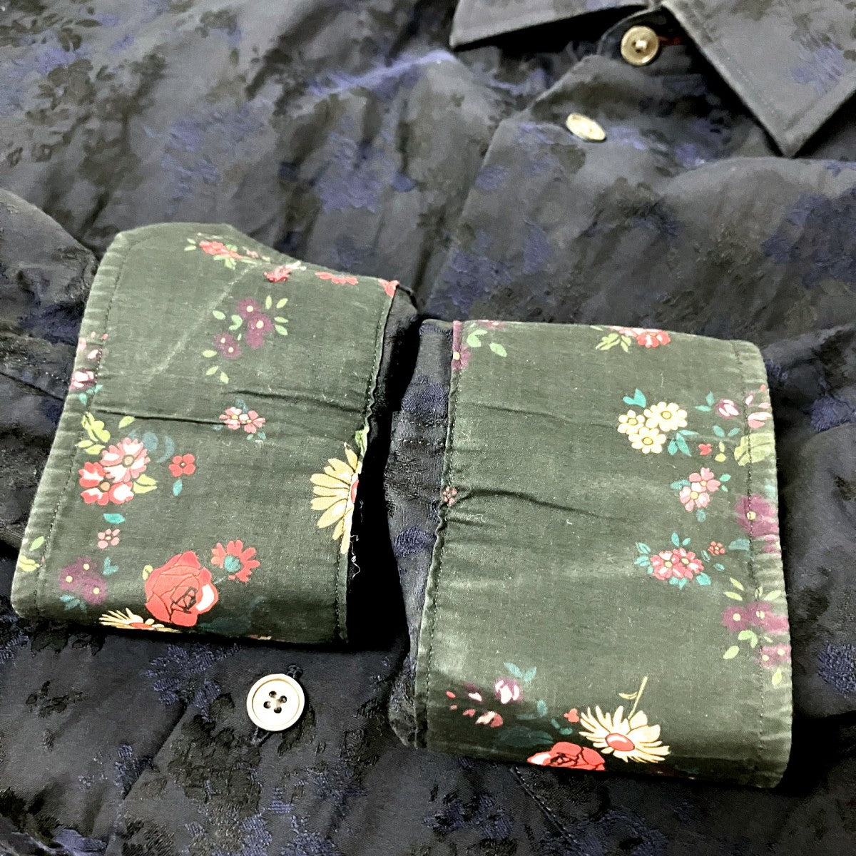 総柄シャツPF WR 54766