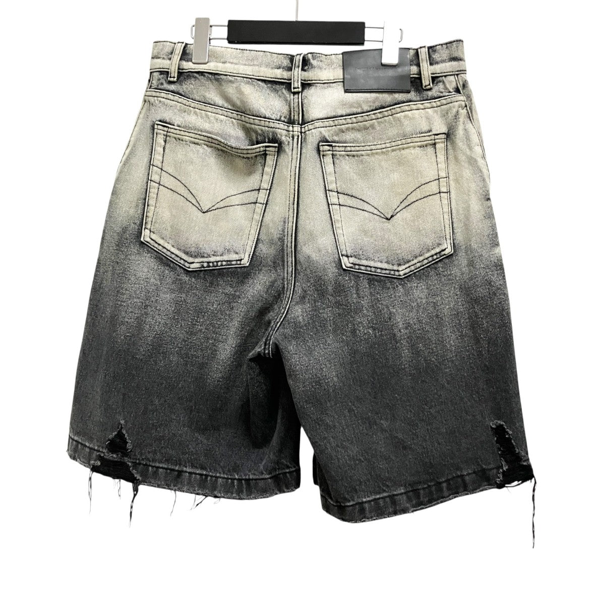 DENIM GRADIENT WASHED SHORTSデニムパンツFUS19ST05