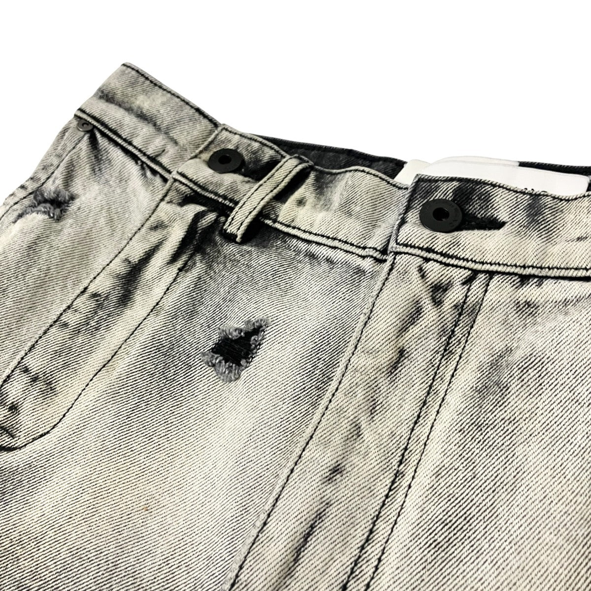 DENIM GRADIENT WASHED SHORTSデニムパンツFUS19ST05