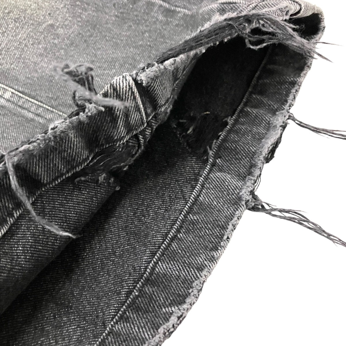 DENIM GRADIENT WASHED SHORTSデニムパンツFUS19ST05