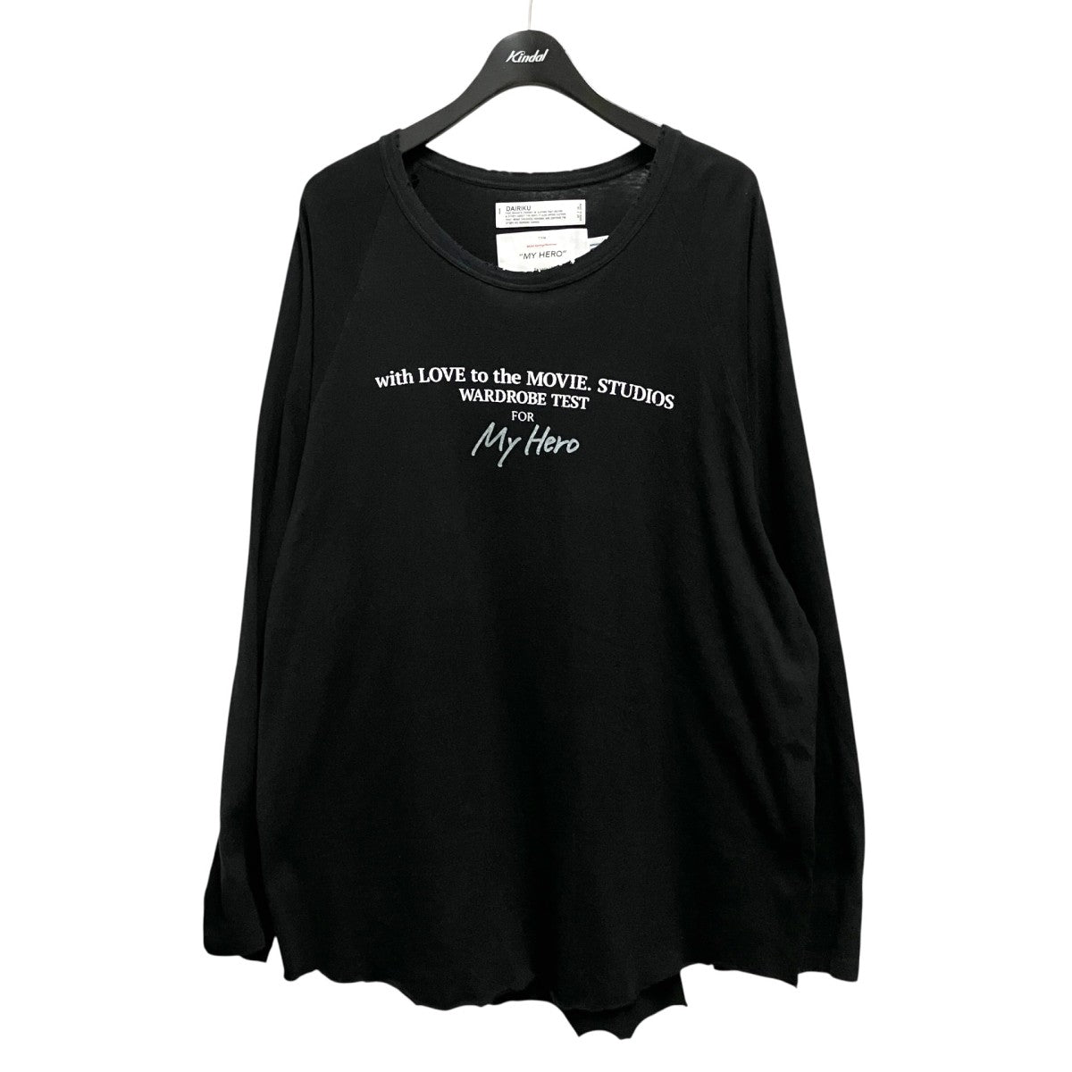 24SSC-6 Tour Big Raglan Teeダメージ加工長袖Tシャツ