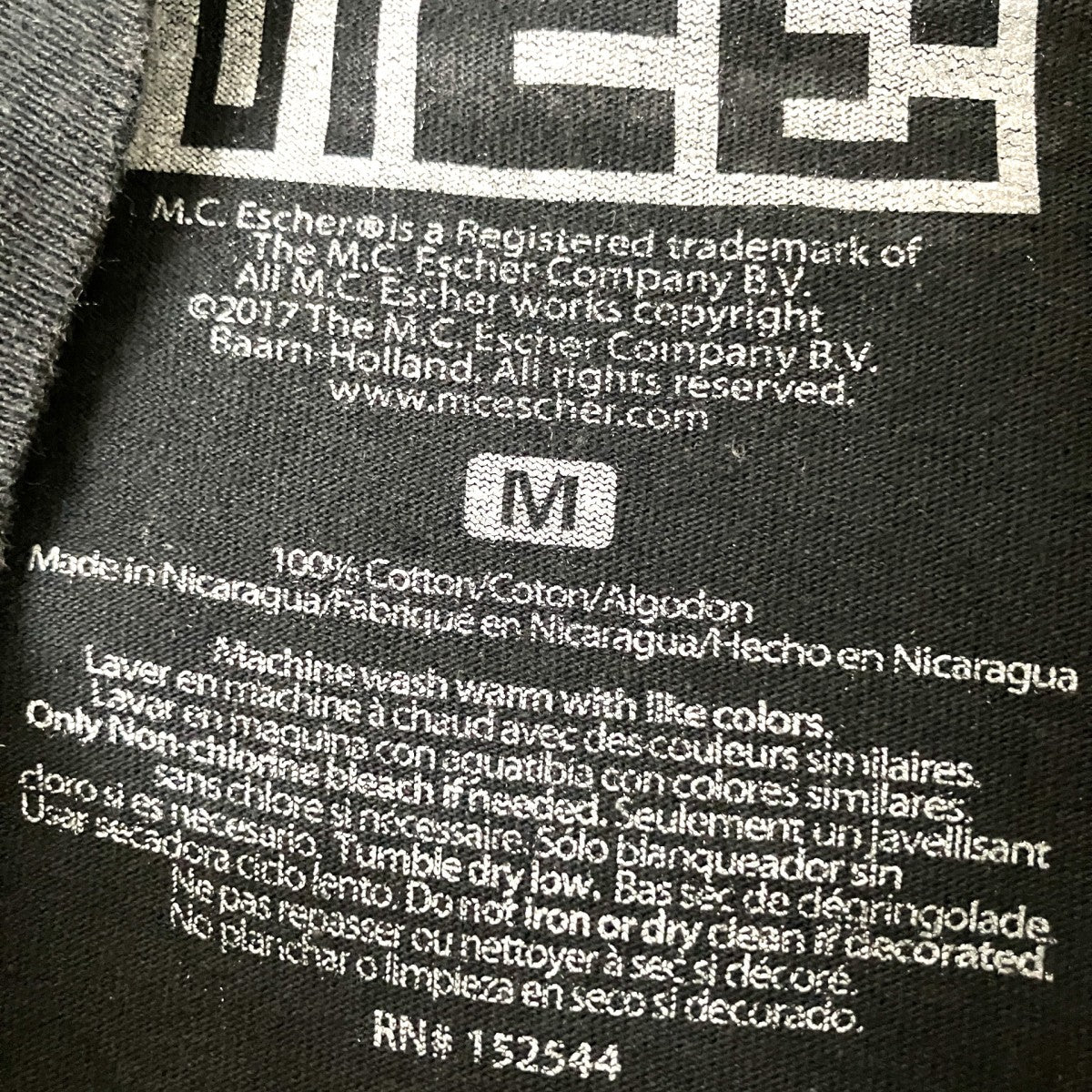 エッシャー 描く手半袖Tシャツ