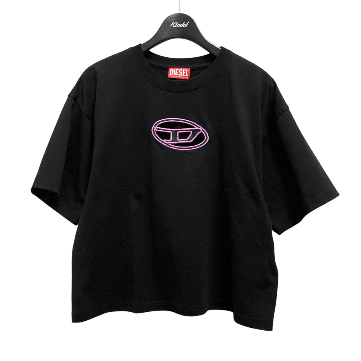DIESEL(ディーゼル) T-BUXT-CROP-OD半袖TシャツA15096 A15096 ブラック