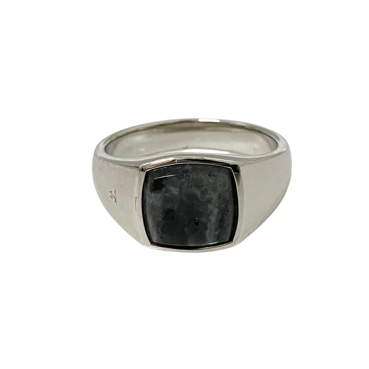 TOM WOOD(トムウッド) Kay Ring Larvikiteシグネットリング シルバー
