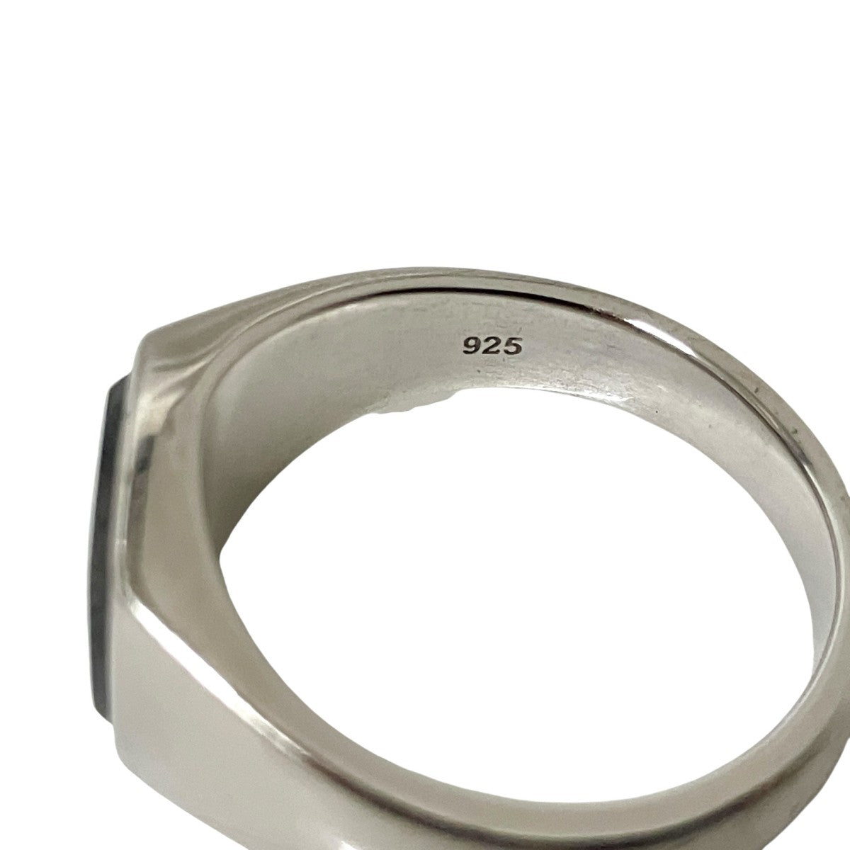 TOM WOOD(トムウッド) Kay Ring Larvikiteシグネットリング シルバー