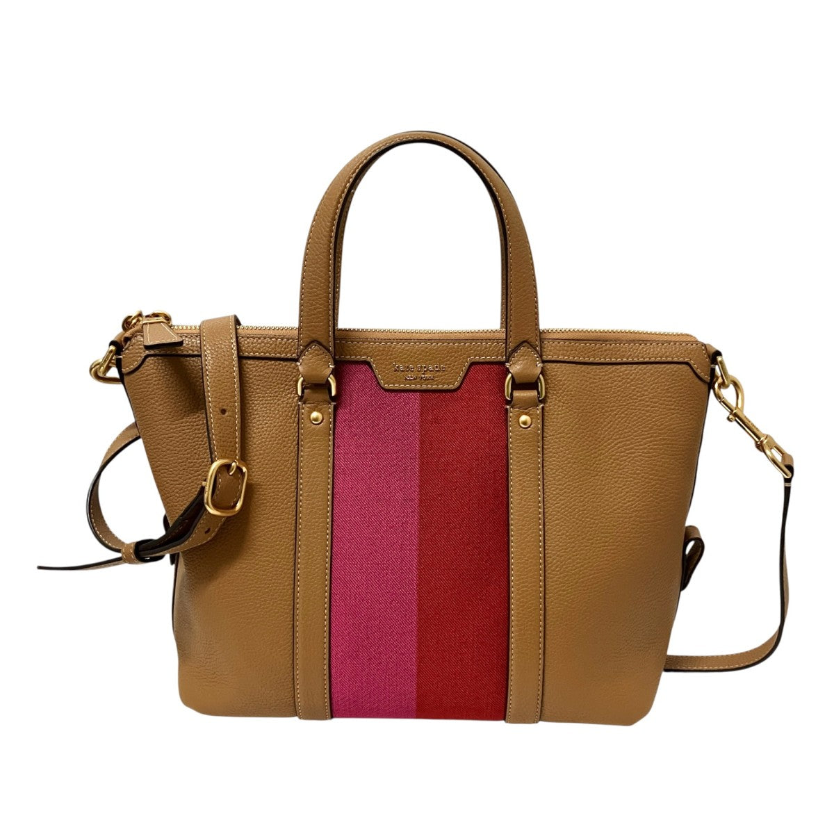 Racing Stripe Faye Medium Satchel2WAYショルダーバッグK9038