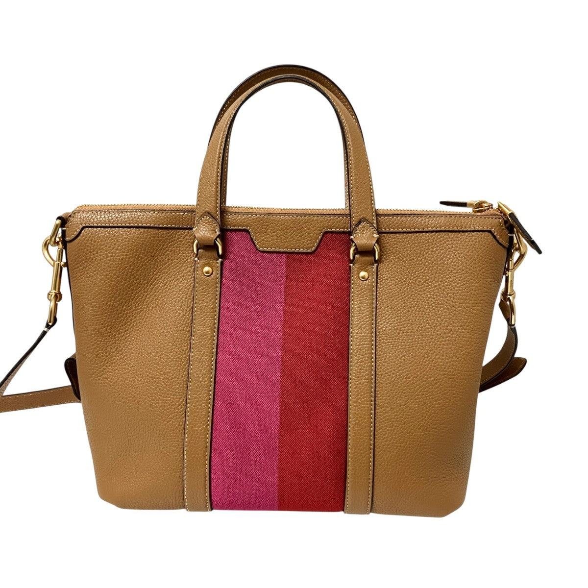 Racing Stripe Faye Medium Satchel2WAYショルダーバッグK9038