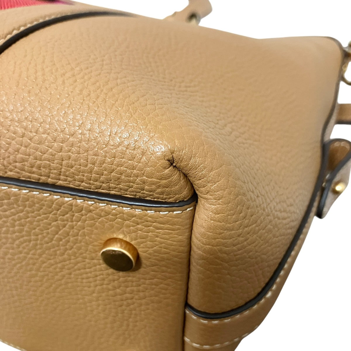 Racing Stripe Faye Medium Satchel2WAYショルダーバッグK9038