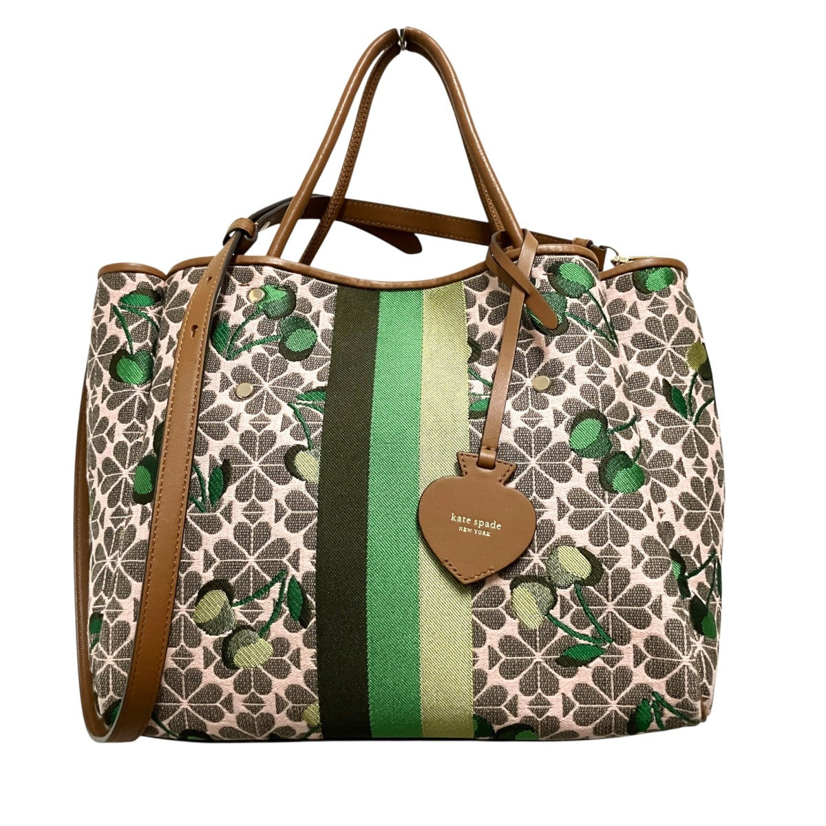 Flower Spade Jacquard Everything Cherry Tote2WAYショルダーバッグPXRUB291